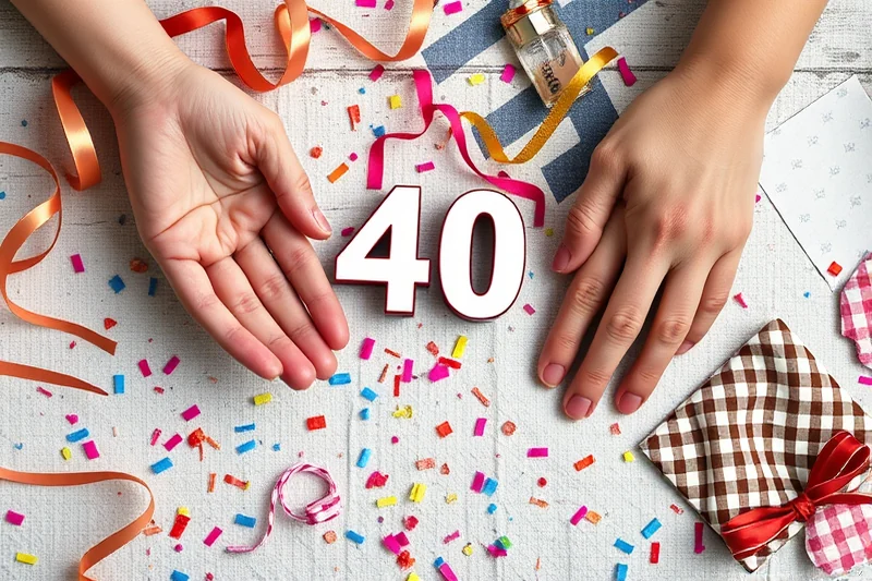 40th birthday party favors comparison — 40th Birthday Party Favors Comparison (the finished result)