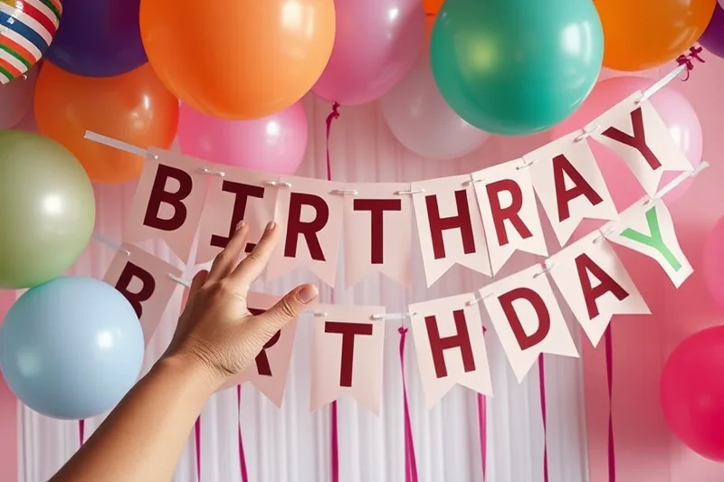 birthday party decorations without tools — Birthday Party Decorations Without Tools (step by step)