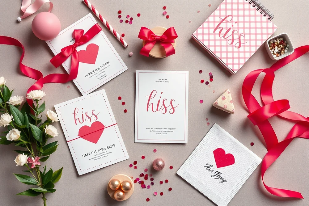 cheap kiss party decorations — Cheap Kiss Party Decorations (the finished result)