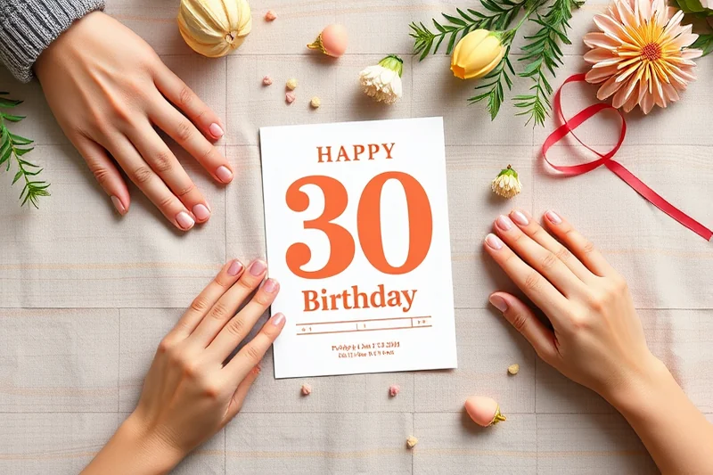 diy 30th birthday party invitations — Diy 30th Birthday Party Invitations (the finished result)