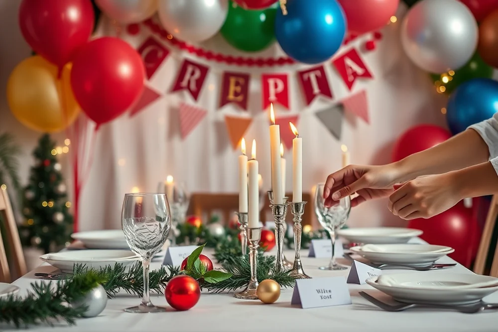 diy christmas party decor — Diy Christmas Party Decor (step by step)