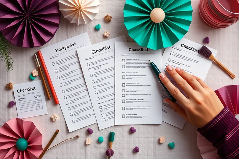 simple diy party decor checklists — Simple Diy Party Decor Checklists (the finished result)