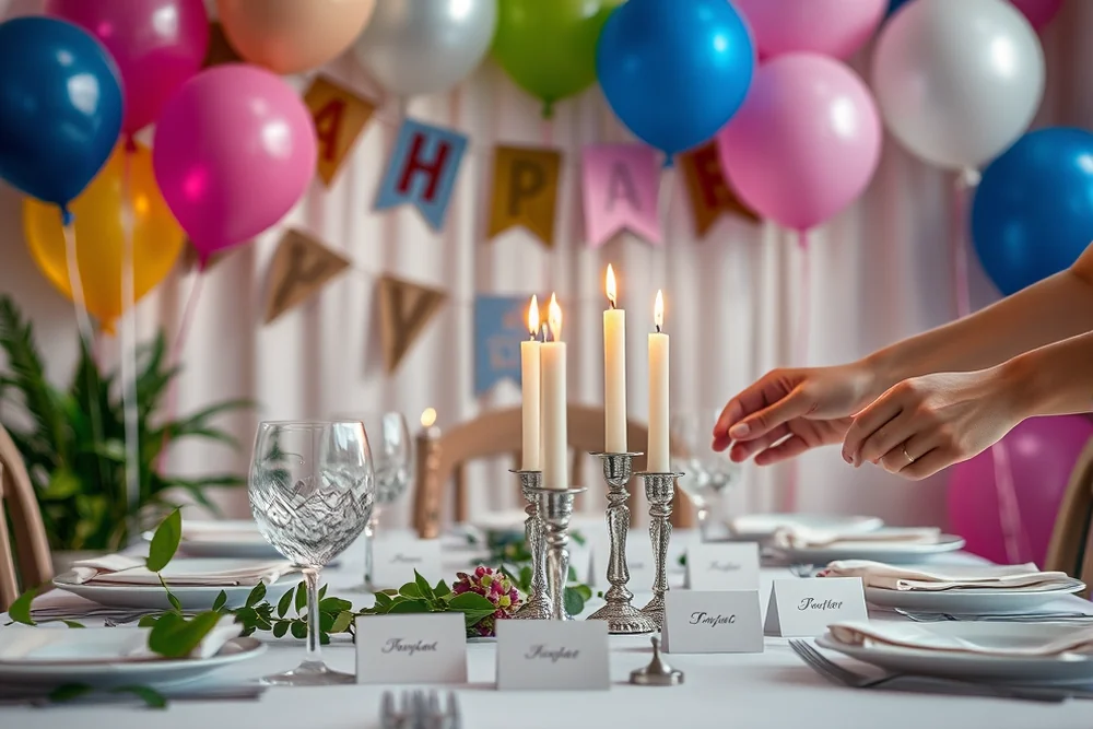 decorating for a party — Decorating For A Party (step by step)