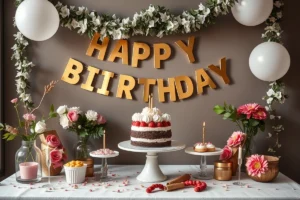 Modern Birthday Party Decorations