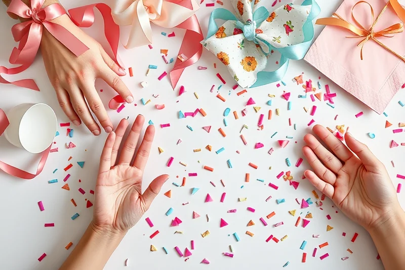modern birthday party decorations — Modern Birthday Party Decorations (the finished result)