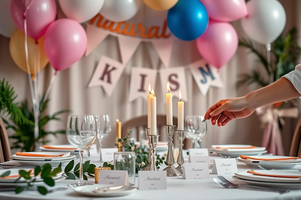 natural kiss party decorations — Natural Kiss Party Decorations (step by step)