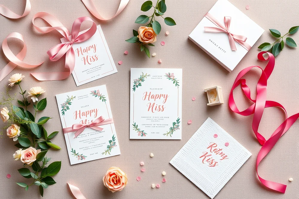 natural kiss party decorations — Natural Kiss Party Decorations (the finished result)