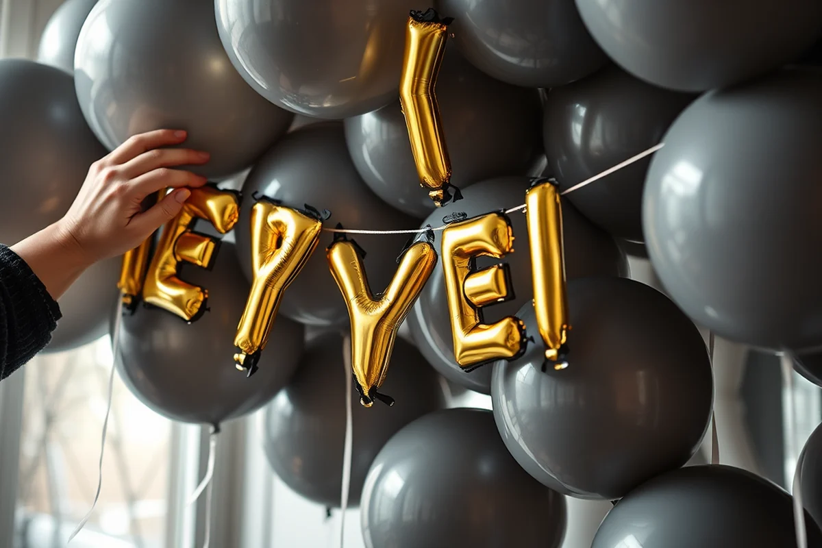 new year's eve party decorations — New Year'S Eve Party Decorations (step by step)