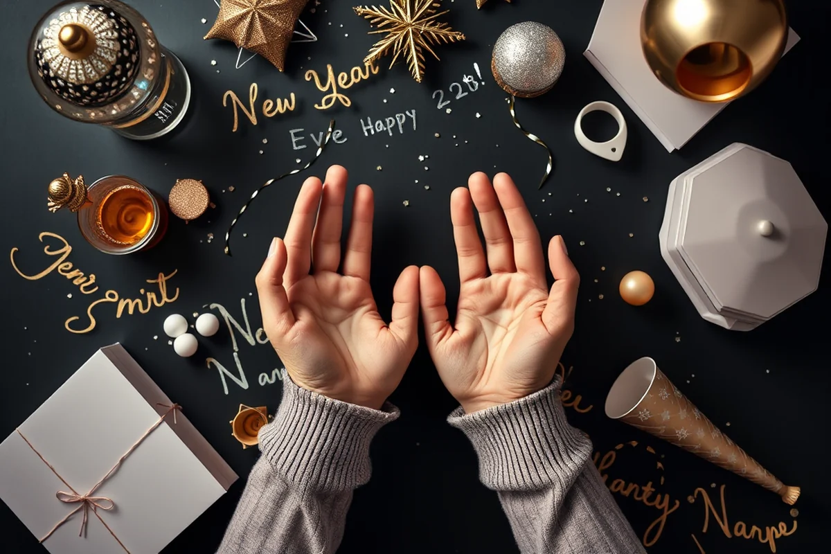 new year's eve party supplies — New Year'S Eve Party Supplies (the finished result)