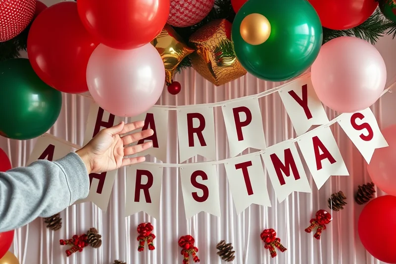 christmas party decor for families — Christmas Party Decor For Families (step by step)