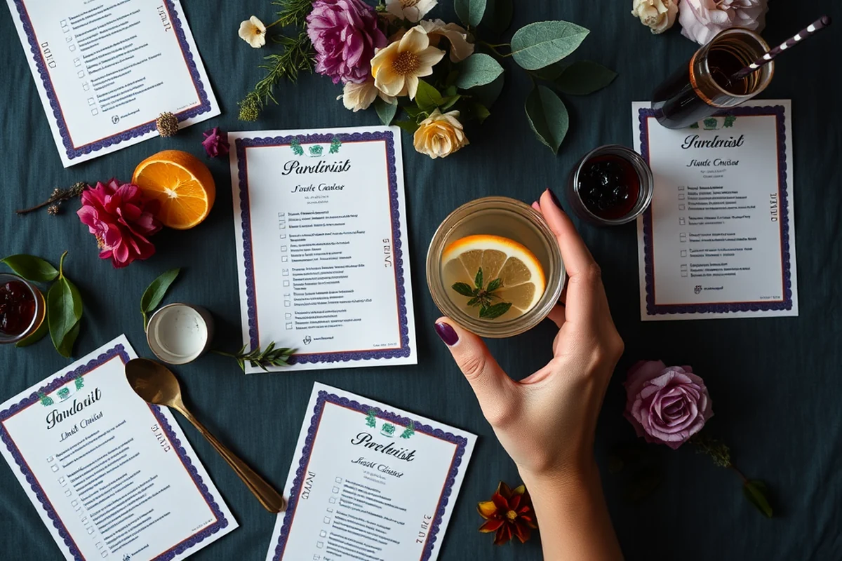 diy party decor drinks checklist — Diy Party Decor Drinks Checklist (the finished result)