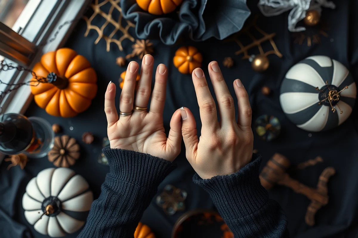 halloween decorations indoor — Halloween Decorations Indoor (the finished result)